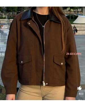 Женская ветровка ткань замш Размеры : S(44-46) M(48-50) L(52-54)