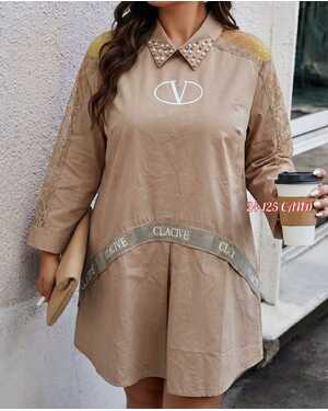 Распродажа Женская Туника ТКАНЬ Х/Б ФАБРИЧНЫЙ КИТАЙ Цвета без выбора