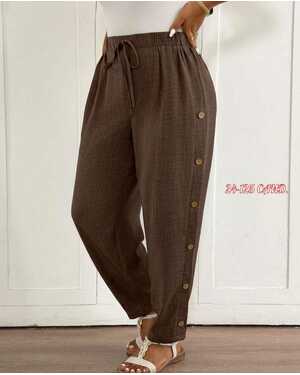 Женские брюки ткань санта барбара лен