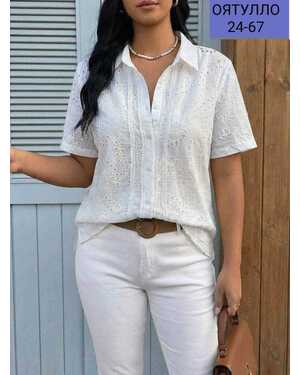 ЖЕНСКАЯ РУБАШКА В РАЗМЕР ТКАНЬ ХЛОПОК