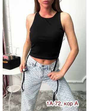 ЖЕНСКАЯ МАЙКА ТКАНЬ ЛАПША Размер: 42/50 ЕДИНЫЙ