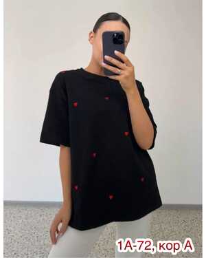 ЖЕНСКАЯ ФУТБОЛКА ТКАНЬ ХЛОПОК РАЗМЕР ЕДИНЫЙ 42-50