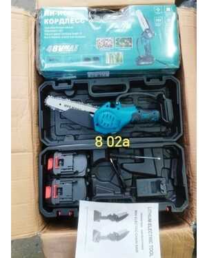 Цепная пила аккумуляторная 2 аккумулятора