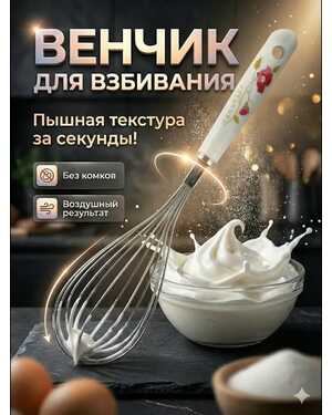 Венчик для взбивания ручной 30см