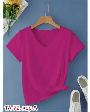 ЖЕНСКАЯ ФУТБОЛКА ТКАНЬ ХЛОПОК