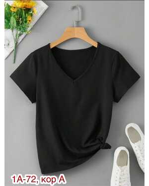 ЖЕНСКАЯ ФУТБОЛКА ТКАНЬ ХЛОПОК