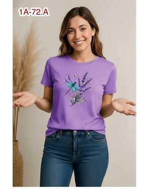 ЖЕНСКАЯ ФУТБОЛКА ТКАНЬ ХЛОПОК