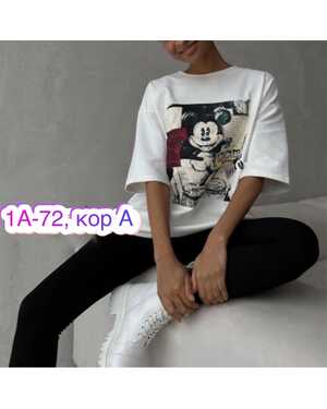 ЖЕНСКАЯ ФУТБОЛКА ТКАНЬ ХЛОПОК РАЗМЕР ОВЕРСАЙЗ 42-50