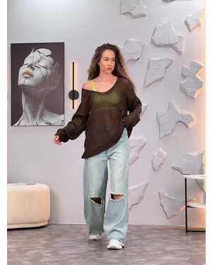 ЖЕНСКАЯ КОФТОЧКА РАЗМЕР ОВЕРСАЙЗ 42-50