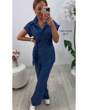 Женский костюм Ткань: Сингапур (жатка)