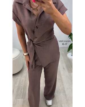 Женский костюм Ткань: Сингапур (жатка)