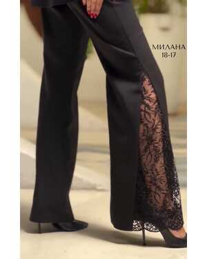 Женские Шикарные брюки с гипюром Ткань: Барби