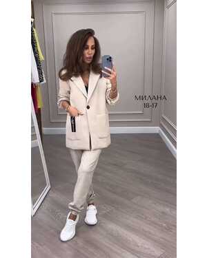 Женский костюм-двойка Ткань: Барби (пиджак с подкладкой)