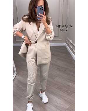 Женский костюм-двойка Ткань: Барби (пиджак с подкладкой)