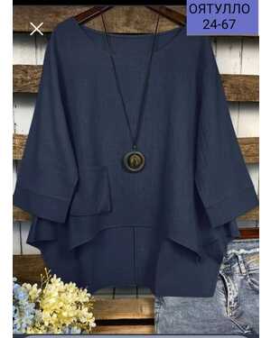 Женская блузка в размер ткань сингапур (без бижутерии)