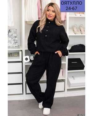 Женский костюм в размер ткань вельвет