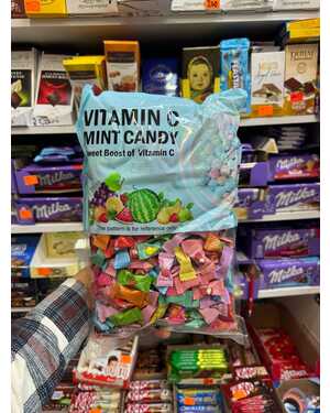 Мини Конфеты с витамином С без сахара Китай 500 гр