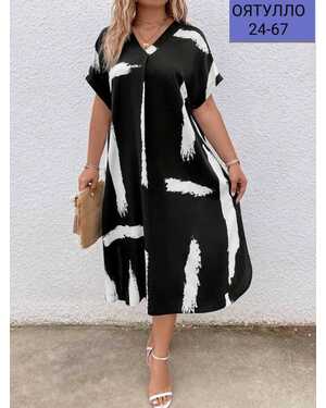 Женское платье Длина: 125 см Ткань: Бенгалин на сублимации