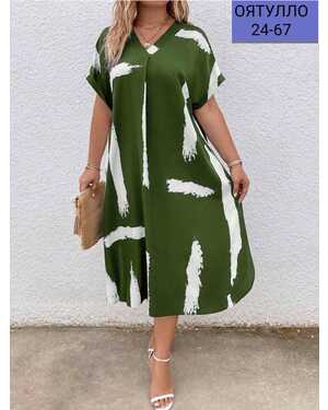 Женское платье Длина: 125 см Ткань: Бенгалин на сублимации