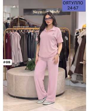 Женский костюм двойка GUCCI Логотип вышивка Размеры: (50/58 ) единый Ткань: Турецкая Двунитка