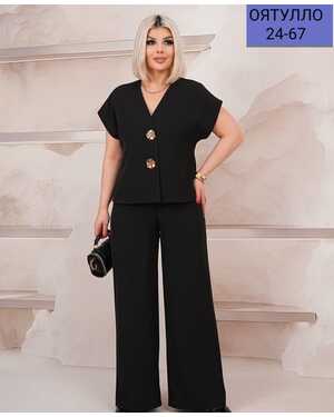 Женский костюм ткань х/б полиэстер (пуговицы как на коричневом костюме)