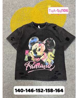 футболка на девочку оверсайз Пр-во: Китай- фабрично Ткань плотный хлопок