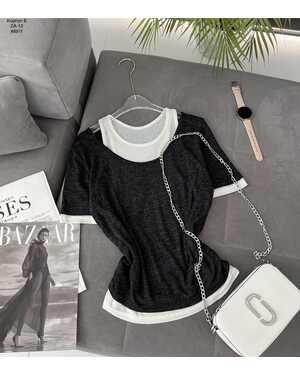 ЖЕНСКАЯ ФУТБОЛКА РАЗМЕР ЕДИНЫЙ 42-48 ФАБРИЧНОЕ КАЧЕСТВО