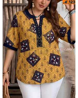 Женская рубашка. Размеры: XL (50–52), 2XL (52–54), 3XL (54–56). Фабричный Китай. Ткань — штапель.