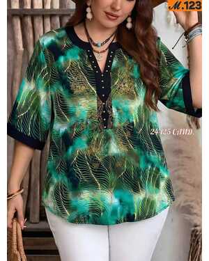 Женская рубашка. Размеры: XL (50–52), 2XL (52–54), 3XL (54–56). Фабричный Китай. Ткань — штапель.