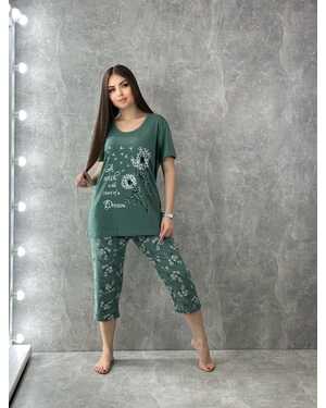 ЖЕНСКАЯ ПИЖАМА В РАЗМЕР ТКАНЬ ХЛОПОК