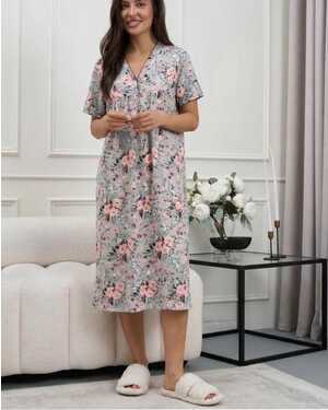 ЖЕНСКАЯ СОРОЧКА В РАЗМЕР ТКАНЬ ХЛОПОК