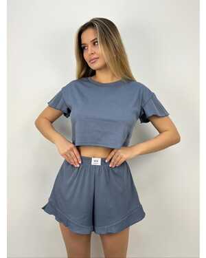 ЖЕНСКАЯ ПИЖАМА ТКАНЬ РУБЧИК