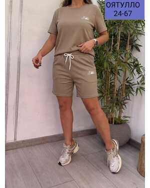 Женский костюм шорты Ткань: вафли