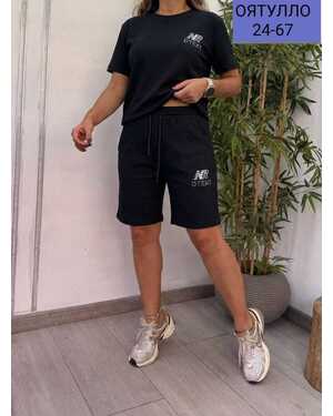 Женский костюм шорты Ткань: вафли