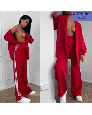 ЖЕНСКИЙ КОСТЮМ ДВОЙКА ТКАНЬ БАРБИ (ПИДЖАК НА ПОДКЛАДЕ)