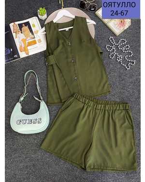 ЖЕНСКИЙ КОСТЮМ ТКАНЬ ЛЕН ПОЛИЭСТЕР