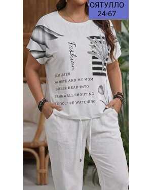 Женская футболка Ткань : Хб стрейч со стразы