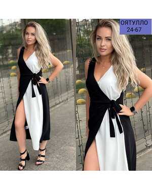 Женское платье Ткань лайт в Размер На запаха Длина 120 см