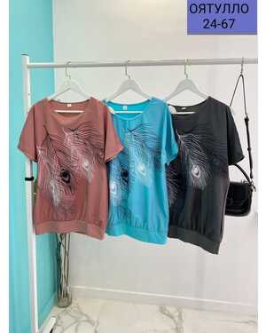 распродажа Блузка Без выбора цвета Ткань Бенгалин