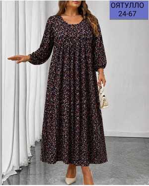 ЖЕНСКОЕ ПЛАТЬЕ ТКАНЬ РАЗМЕР ЕДИНЫЙ 50-60