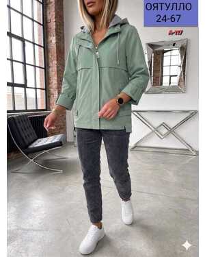 Женская ветровка Ткань: плащевка с подкладкой (фабричное качество)