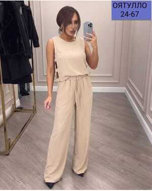 Женский костюм двойка ткань сингапур