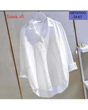 Женская рубашка ткань х/б