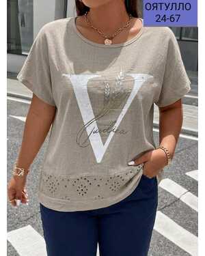 Женская блузка Ткань: хб лен