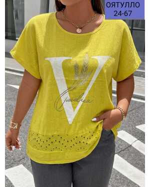 Женская блузка Ткань: хб лен