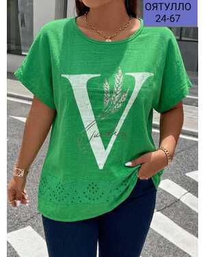 Женская блузка Ткань: хб лен