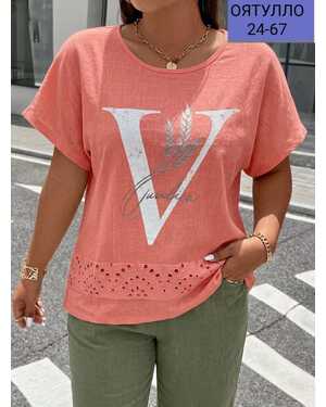 Женская блузка Ткань: хб лен