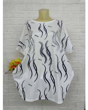 Женская Футболка 78см Состав ткань: 95% Хлопок ( Cotton ), 5% Спандекс Размер: Единый 60-70