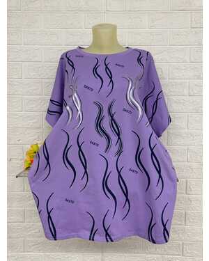 Женская Футболка 78см Состав ткань: 95% Хлопок ( Cotton ), 5% Спандекс Размер: Единый 60-70