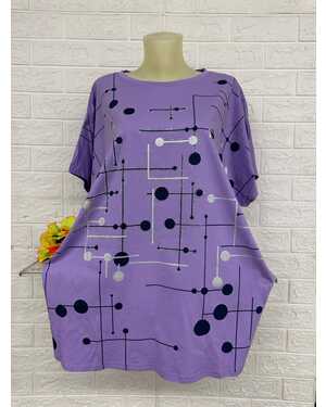 Женская Футболка 78см Состав ткань: 95% Хлопок ( Cotton ), 5% Спандекс Размер: Единый 60-70